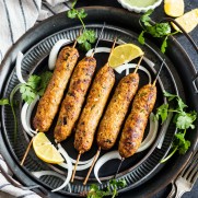 Chicken Seekh Kabab (2-Roll)  